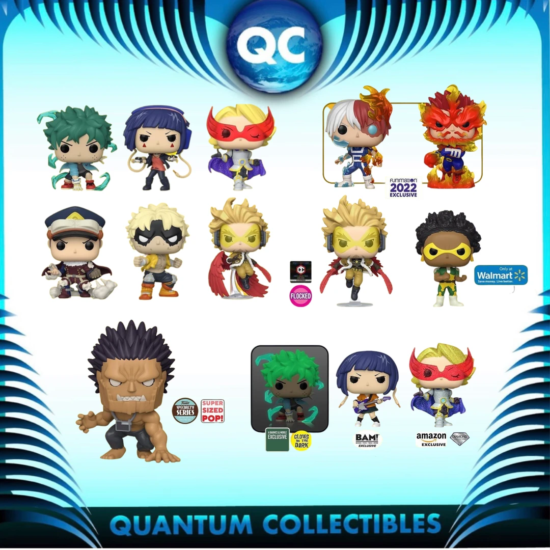 Quantum Collectibles Funko Pop! My Hero Academia Bundle Of 12 Including US Exclusives And Funimation 2 Pack Preorder 3 Quantum Collectibles Funko Pop! My Hero Academia Bundle Of 12 Including US Exclusives And Funimation 2 Pack Preorder
