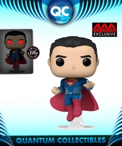 Quantum Collectibles USA Exclusive Stickered Pop Vinyls Funko Pop! Justice League Superman AAA Anime Exclusive (1:6 Chance Of Chase) Preorder