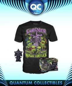 Quantum Collectibles Funko POP Collectors Box: TMNT Shredder Diamond Pop & Tee (Target Exclusive) Preorder USA Exclusive Stickered Pop Vinyls