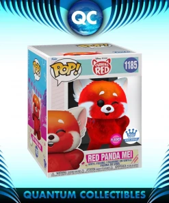 Quantum Collectibles Funko Pop! Turning Red Red Panda Mei Flocked Funko Shop Exclusive Preorder Funko Pop! Vinyls