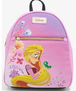 Quantum Collectibles Loungefly Exclusive Rapunzel And Pascal Ombre Mini Backpack Preorder