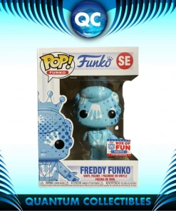 Quantum Collectibles Funko Pop! Vinyls Funko Pop! Funkon 2021 Art Series Freddy (Baby Blue With White Crowns) Preorder
