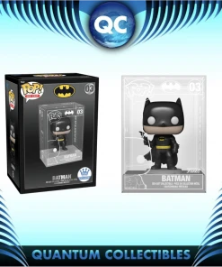 Quantum Collectibles USA Exclusive Stickered Pop Vinyls Funko Pop! DC Die Cast Batman Funko Shop Exclusive Preorder