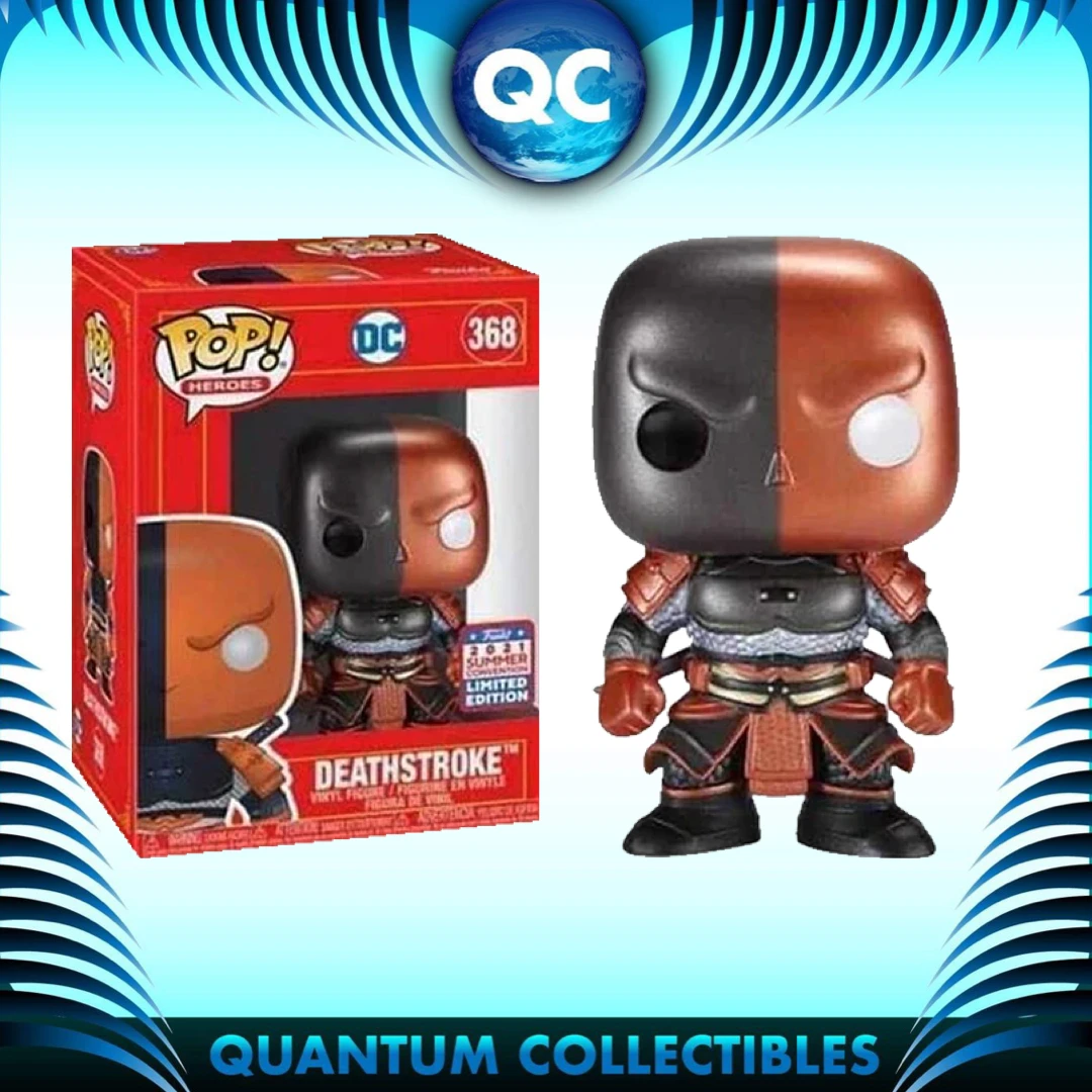 Quantum Collectibles Funko Pop! DC Imperial Deathstroke Metallic China Exclusive Funko Pop! Vinyls 3 Quantum Collectibles Funko Pop! DC Imperial Deathstroke Metallic China Exclusive Funko Pop! Vinyls