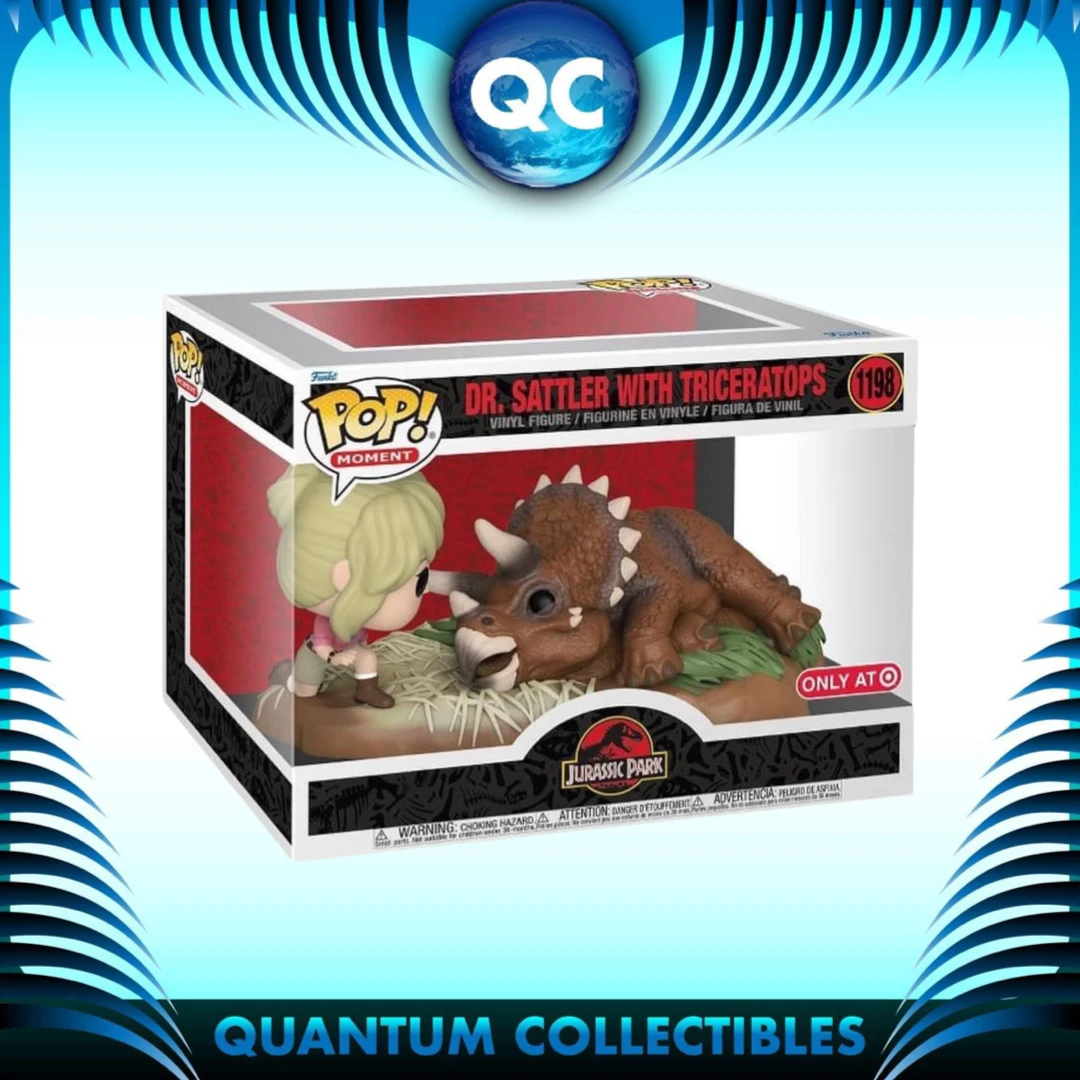 Quantum Collectibles Funko Pop! Jurassic Park Dr Sattler With Triceratops Moment Target Exclusive Preorder 3 Quantum Collectibles Funko Pop! Jurassic Park Dr Sattler With Triceratops Moment Target Exclusive Preorder