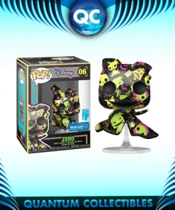 Quantum Collectibles Funko Pop! Nightmare Before Christmas Blacklight Art Series Zero Walmart Exclusive Preorder Funko Pop! Vinyls