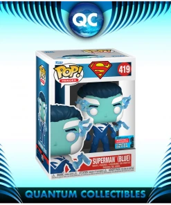 Quantum Collectibles Funko Pop! DC Blue Superman Festival Of Fun Funko Pop! Vinyls