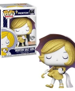 Quantum Collectibles USA Exclusive Stickered Pop Vinyls Funko Pop! Ad Icons Morton Salt Girl Diamond Collection BoxLunch Exclusive