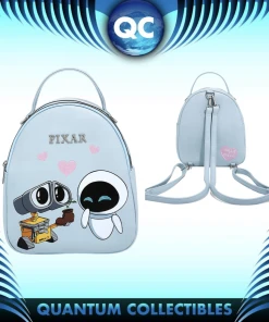 Quantum Collectibles Loungefly Wall-E And Eve Chibi Convertible Backpack Preorder