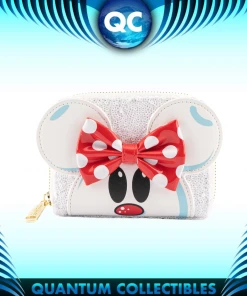 Quantum Collectibles Loungefly Sequin Snowman Minnie Mouse Wallet Preorder