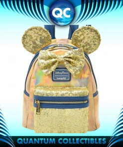 Quantum Collectibles Loungefly WDW 50th Anniversary Sequin Disney Parks Exclusive Mini Backpack Preorder