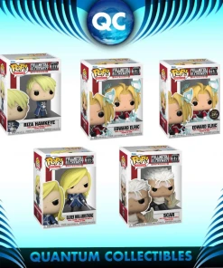 Quantum Collectibles Funko Pop! Vinyls Funko Pop! Fullmetal Alchemist: Brotherhood Bundle Of 5 Including Chase Preorder