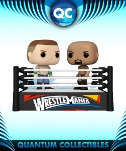 Quantum Collectibles Funko Fair 22 WWE Moment Cena Vs The Rock Preorder