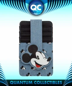 Quantum Collectibles Loungefly Mickey Denim Cardholder Disney Parks Preorder
