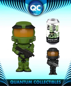 Quantum Collectibles Pop Vinyls Funko Halo Master Chief (1:6 Chance Of Chase) Soda Vinyl Figure Pre-order
