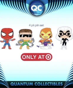 Quantum Collectibles Funko Pop! Marvel Through The Ages Spiderman Pin Set Target Exclusive Preorder