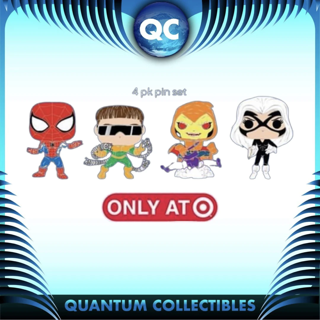 Quantum Collectibles Funko Pop! Marvel Through The Ages Spiderman Pin Set Target Exclusive Preorder 3 Quantum Collectibles Funko Pop! Marvel Through The Ages Spiderman Pin Set Target Exclusive Preorder