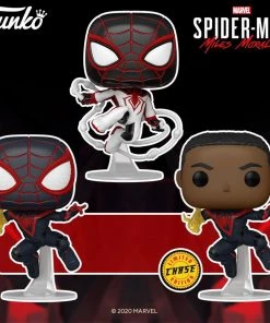Quantum Collectibles Funko Pop! Vinyls Funko Pop! Marvel Spider-Man Miles Morales Bundle With Chase Preorder