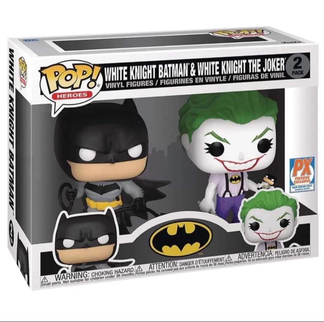 Quantum Collectibles Funko Pop! DC White Knight Batman And Joker 2 Pack PX Exclusive Preorder 3 Quantum Collectibles Funko Pop! DC White Knight Batman And Joker 2 Pack PX Exclusive Preorder