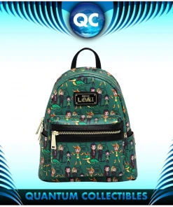 Quantum Collectibles Loungefly Loki Variants AOP Mini Backpack Exclusive Preorder