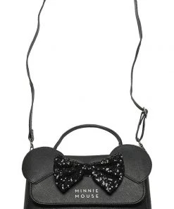 Quantum Collectibles Loungefly Minnie Mouse - Minnie Black With Black Sequin Bow Crossbody Bag Preorder 7 Quantum Collectibles Loungefly Minnie Mouse - Minnie Black With Black Sequin Bow Crossbody Bag Preorder