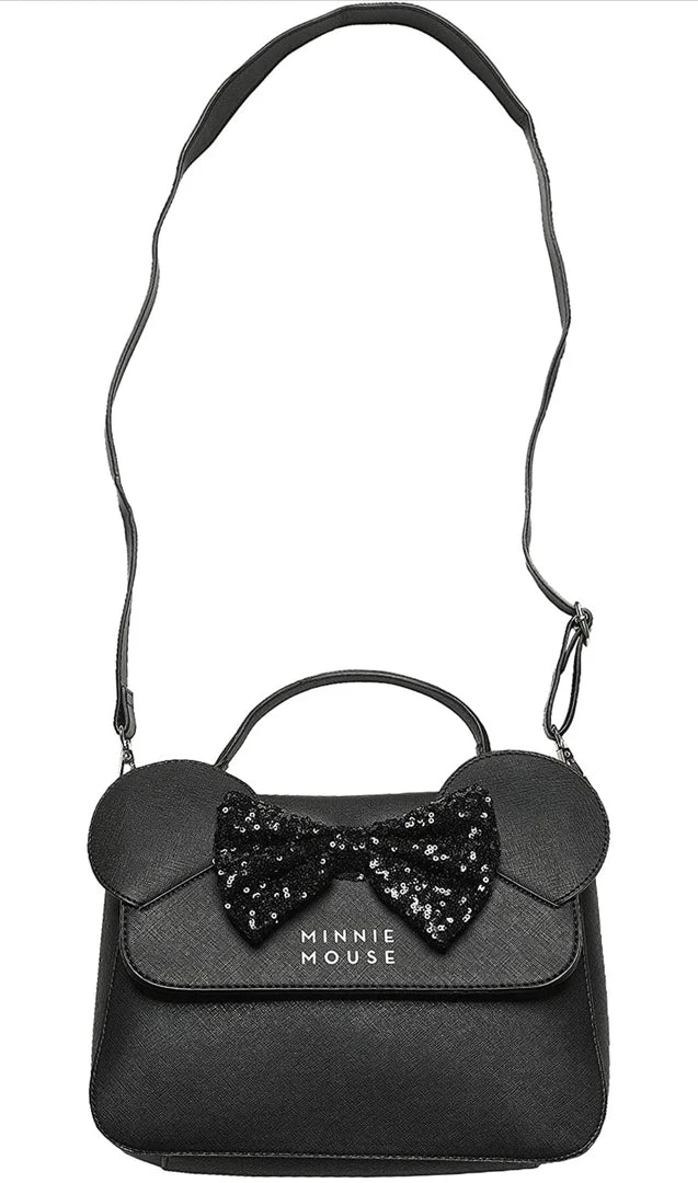 Quantum Collectibles Loungefly Minnie Mouse - Minnie Black With Black Sequin Bow Crossbody Bag Preorder 5 Quantum Collectibles Loungefly Minnie Mouse - Minnie Black With Black Sequin Bow Crossbody Bag Preorder
