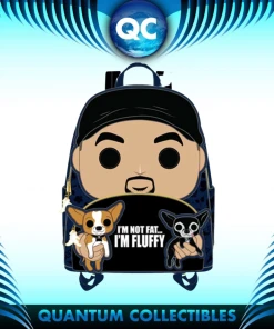 Quantum Collectibles Loungefly Gabriel ‘Fluffy’ Iglesias “I’m Not Fat, I’m Fluffy” Mini Backpack Preorder