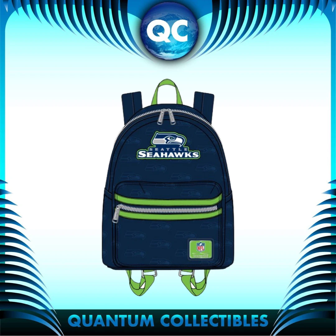 Quantum Collectibles Loungefly NFL Seattle Seahawks Mini Backpack US Exclusive 3 Quantum Collectibles Loungefly NFL Seattle Seahawks Mini Backpack US Exclusive