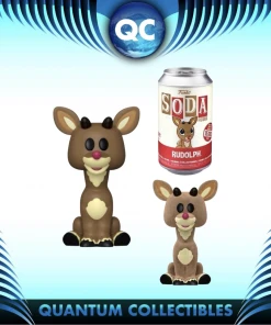Quantum Collectibles Pop Vinyls Funko Rudolph The Red Nosed Reindeer (1:6 Chance Of Chase) Soda Vinyl Figure Pre-order