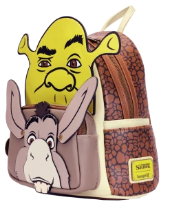 Quantum Collectibles Loungefly Shrek And Donkey Mini Backpack Preorder
