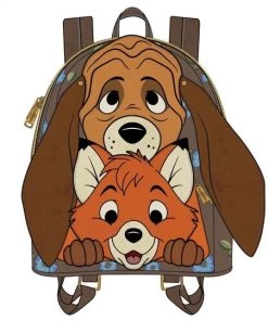 Quantum Collectibles Loungefly Disney The Fox And The Hound Todd And Copper Mini Backpack Preorder
