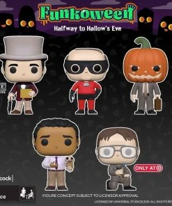 Quantum Collectibles Funko POP! The Office Bundle Of 5 Includes US Exclusives Funkoween Preorder Funko Pop! Vinyls