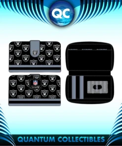 Quantum Collectibles Loungefly NFL Las Vegas Raiders Wallet US Exclusive
