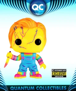 Quantum Collectibles Funko Pop! Child’s Play Chucky Entertainment Earth Blacklight Exclusive Preorder