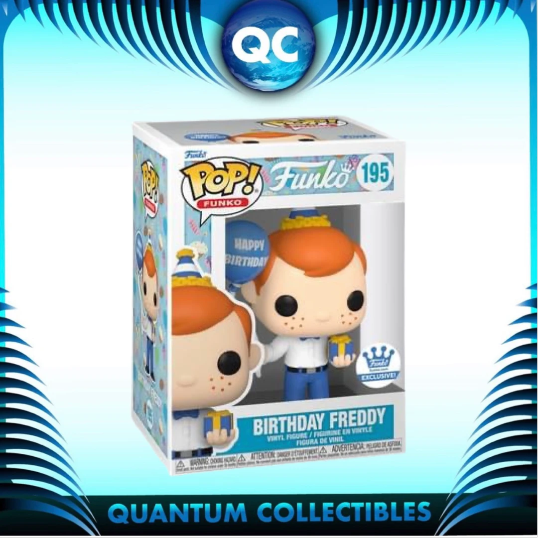 Quantum Collectibles Funko Pop! Freddy Funko Birthday Freddy Exclusive Preorder Funko Pop! Vinyls 3 Quantum Collectibles Funko Pop! Freddy Funko Birthday Freddy Exclusive Preorder Funko Pop! Vinyls
