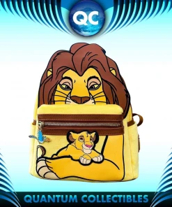 Quantum Collectibles Loungefly The Lion King Mufasa And Simba Cosplay Mini Backpack Preorder
