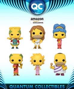Quantum Collectibles Funko Pop! The Simpsons Bundle Of 6 Including Amazon Exclusive Preorder Funko Pop! Vinyls
