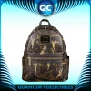 Quantum Collectibles Loungefly Tinkerbell Black And Gold AOP Mini Backpack Preorder