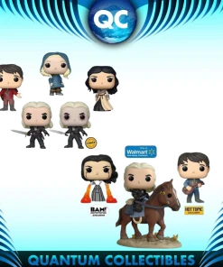 Quantum Collectibles Funko Pop! The Witcher Bundle Of 8 Including Chase And US Exclusive Preorder Funko Pop! Vinyls