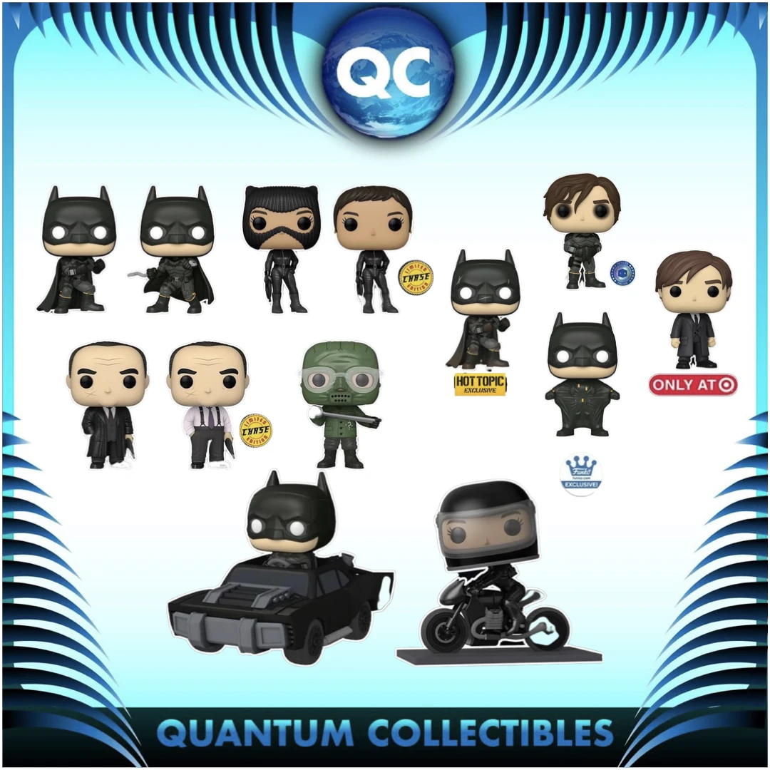 Quantum Collectibles Funko Pop! The Batman Bundle Of 13 Including US Exclusives Preorder 3 Quantum Collectibles Funko Pop! The Batman Bundle Of 13 Including US Exclusives Preorder
