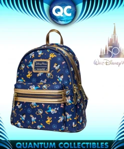 Quantum Collectibles Loungefly Walt Disney World 50th Anniversary AOP Mini Backpack Preorder