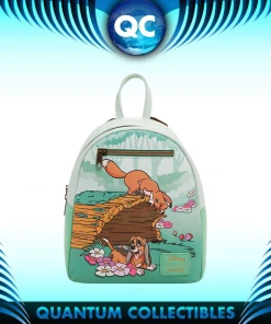 Quantum Collectibles Loungefly Fox And The Hound Forest Fun Mini Backpack Preorder