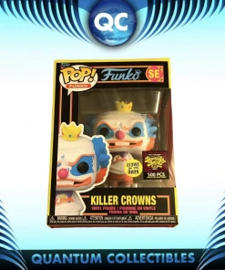 Quantum Collectibles Funko Pop! SDCC 2022 Fundays Blacklight Battle Pop Killer Crowns GITD 500 Piece Preorder Funko Pop! Vinyls