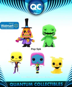 Quantum Collectibles Funko Pop! Nightmare Before Christmas Blacklight Walmart Exclusive 5 Pack Preorder