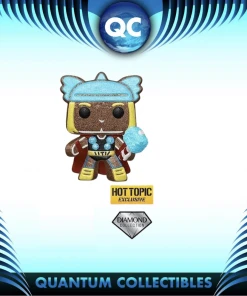 Quantum Collectibles Funko Pop! Marvel Gingerbread Thor Diamond Hot Topic Exclusive Preorder Funko Pop! Vinyls