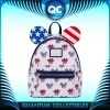 Quantum Collectibles Loungefly Disney Parks Exclusive Mickey And Minnie Americana Mini Backpack Preorder