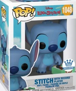 Quantum Collectibles Funko Pop! Disney Lilo And Stitch: Stitch With Record Player Funko Pop! Vinyls