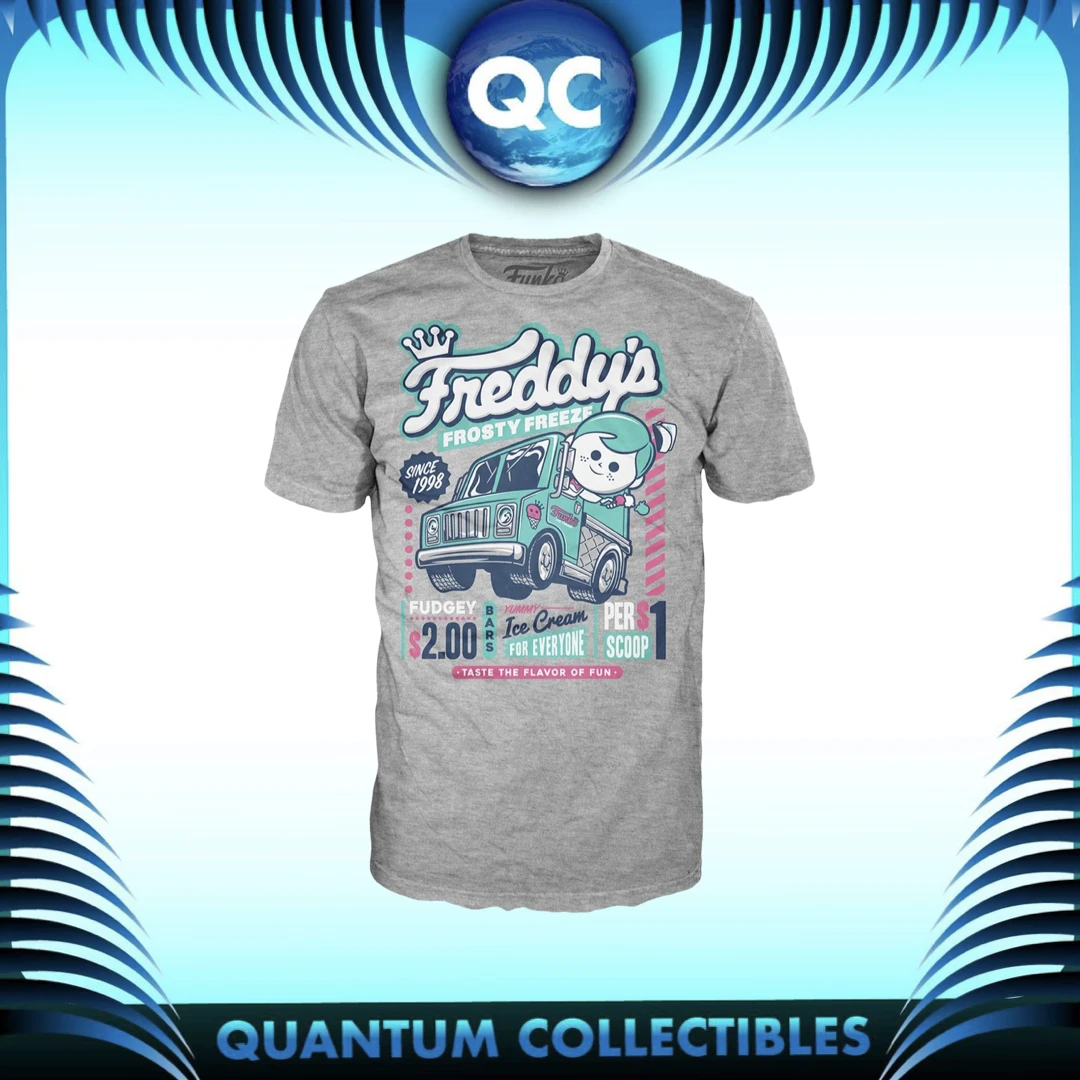 Quantum Collectibles Funko Pop! Freddy’s Frosty Freeze Tee Shirt Funko Shop Exclusive Preorder Funko Pop! Vinyls 3 Quantum Collectibles Funko Pop! Freddy’s Frosty Freeze Tee Shirt Funko Shop Exclusive Preorder Funko Pop! Vinyls
