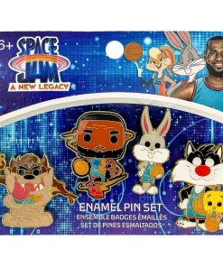 Quantum Collectibles Funko Pop! Vinyls Funko POP! 4pc Enamel Pin Set: Space Jam: A New Legacy - Tune Squad - Walmart Exclusive Preorder