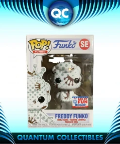 Quantum Collectibles Funko Pop! Funkon 2021 Art Series Freddy (White With Brown Crowns) Preorder Funko Pop! Vinyls
